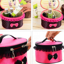 Polka Dot Portable Cosmetic Bag