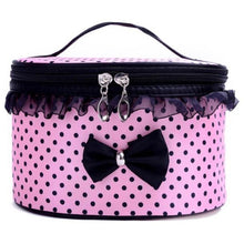 Polka Dot Portable Cosmetic Bag